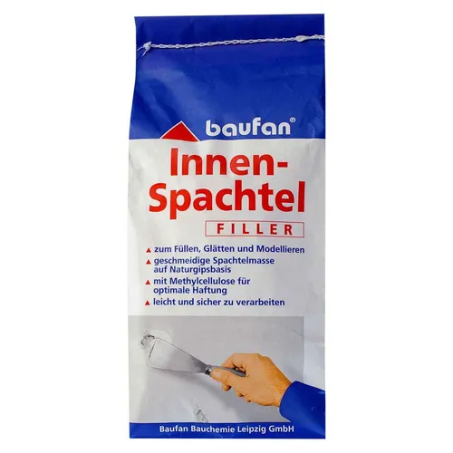 Baufan Innenspachtel 5 Kg Spachtelmasse Füllstoff (1,45€/1kg)