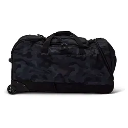 Fox SHUTTLE ROLLER Gearbag 0 - Schwarz Camo - Sporttasche für Freizeitaktivitäten wie Enduro und Motocross, aus robustem 100% Polyester, ideal für den Transport deiner Ausrüstung.