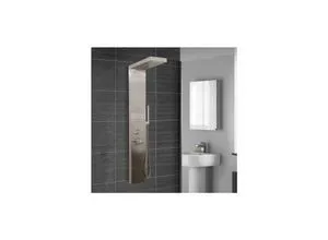 Home Deluxe Duschpaneel Cascata, Edelstahl in weiß von Home Deluxe