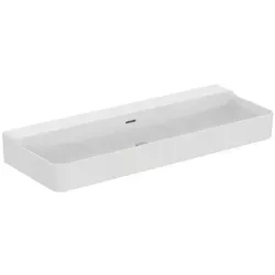 Waschbecken „Conca“ 120 × 45 × 16,5 cm in Weiß von Ideal Standard