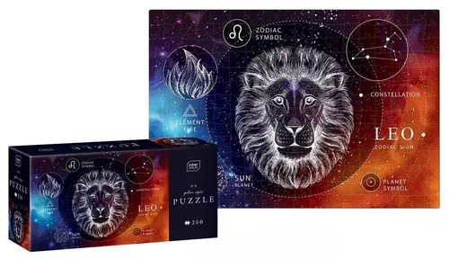 Puzzle 250 Zodiac Signs 5 Leo Interdruk Puzzle 5902277341914