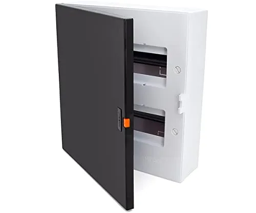 Sicherungskasten Verteilerkasten Aufputz Kleinverteiler Verteiler 24 Module 2-Reihig für die Trockenraum Installation im Haus