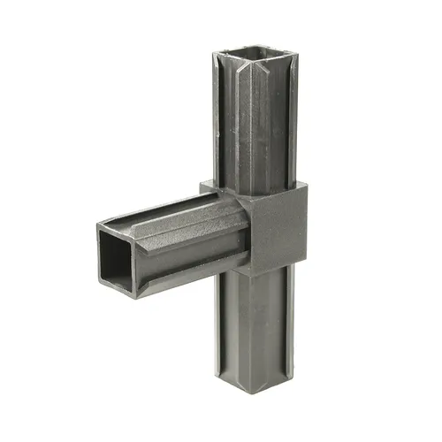 Alberts XD-Rohrverbinder T-Stück 10er Set - Metall- & Legierung-Platten, langlebige Polyamid-Rohrverbinder für stabile Verbindungen im Bau- und Heimwerkerbereich.