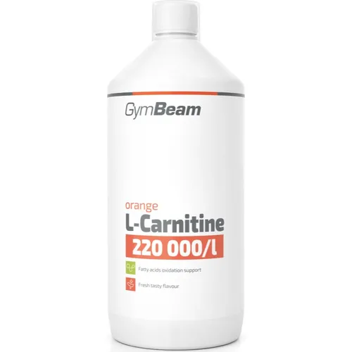 GymBeam L-Carnitine 220 000 mg/l Nahrungsergänzungsmittel für Sportler Geschmack Orange 1000 ml