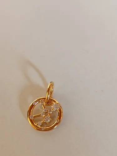 PANDORA Moments Jungfrau Charm-Anhänger in gold von Pandora