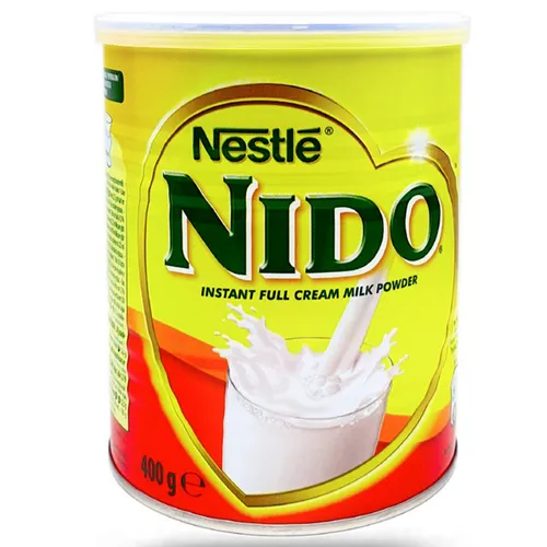 Nestle Nido Vollmilchpulver 400 g - Vollmilch Instantpulver, ideal für eine nahrhafte Ernährung, vegetarisch und ohne Koffein, perfekt für die ganze Familie.