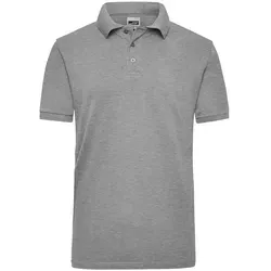 Workwear Polo Men - Strapazierfähiges Poloshirt in Grau, Gr. L - Herren-Shirts mit optimaler Formbeständigkeit und Bewegungsfreiheit. Hergestellt aus hochwertigem Piqué-Jersey, ideal für den täglichen Einsatz in der Arbeit.