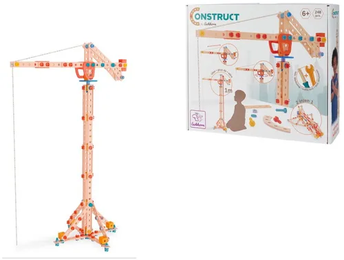 Eichhorn Constructor Kran Konstruktionsspielsteine, (248 St), Made in Germany