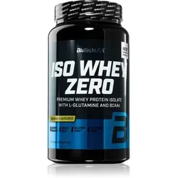 Biotech USA Iso Whey Zero 908g Pulver - Hochwertiges Whey Protein mit 88% Proteinanteil, ideal für Sportler zur Unterstützung des Muskelaufbaus. Glutenfrei und in vielen leckeren Geschmacksrichtungen erhältlich.