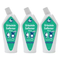 Dr. Becher Urinstein Entferner 750ml (3er Pack) für Toiletten und Urinale