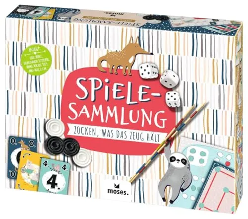 moses. Verlag GmbH 90353 für die ganze Familie | Spiele-Klassiker im modernen Design | Perfekt zum Verschenken, White