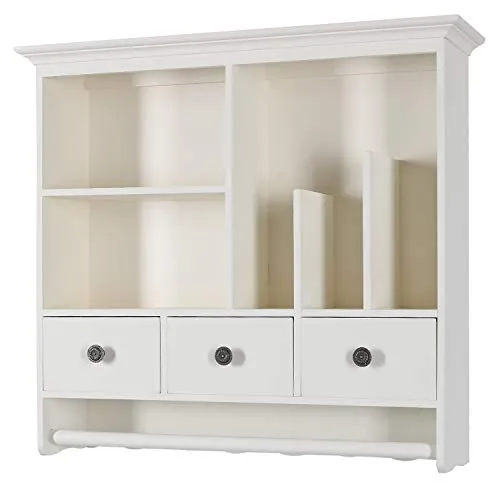 H4L Wandregal Mailand HM18002 weiß Landhausstil