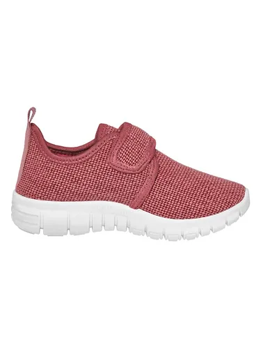 Playshoes Hausschuh Uni Unisex Kinder Hausschuh, Rosa, 25 EU - Hausschuhe mit flexibler, griffiger Sohle und Klettriemen für einfachen Einstieg. Strapazierfähiges Textil, ideal auch als Freizeitschuh für den Alltag.