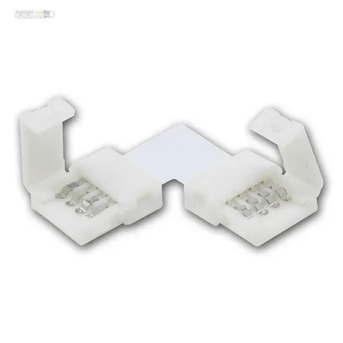 Eckverbinder für RGB SMD LED Stripe Streifen Schnellverbinder, L-Verbinder 10mm