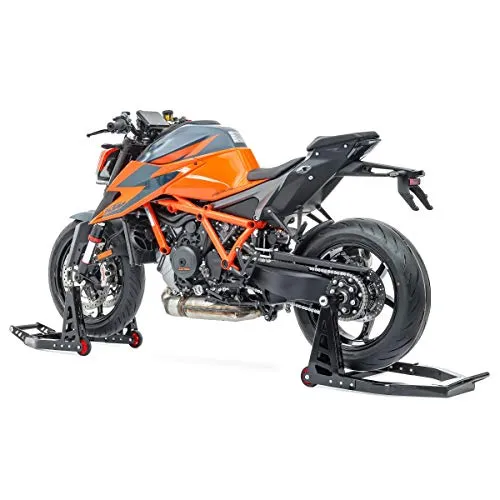 Montageständer Set für KTM 1290 Super Duke / R 14-23 S-B1 - Rennsport-Teile, ideal für Wartungsarbeiten mit stabiler Einarmkonstruktion für sicheres Aufbocken des Motorrads.