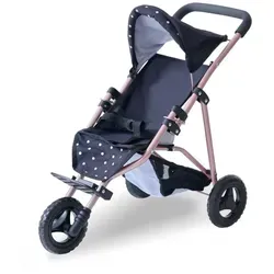 Olivia's Little World Puppenwagen Jogging in Schwarz