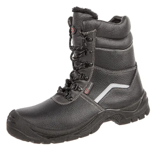 Footguard Winterschnürstiefel S3, Gr. 43 - Robuste Sicherheit für den Winter - S3-Sicherheitsstiefel mit warmem Webpelz-Innenfutter und Stahlkappe. Ideal für kalte Arbeitsbedingungen, bietet höchsten Schutz und Komfort.