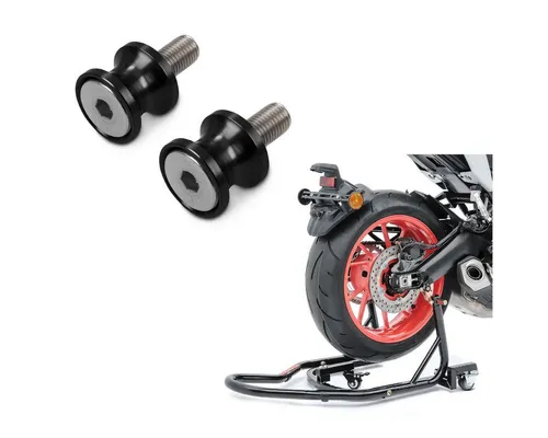 ConStands Motorradheber Set mit Rangierhilfe und Racingadapter S2 - Autoteile für müheloses Anheben und Rangieren von Motorrädern, inklusive Prismabuchsen-Racingadapter für maximale Stabilität.