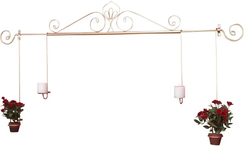 Wandkerzenleiste Gulia in Gold - moebel direkt online - Wandhalter für Kerzen, elegantes Design in goldfarben für eine stilvolle Atmosphäre in jedem Raum.