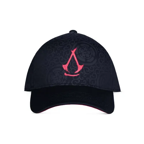 Assassin's Creed Shadows - Lotus Men's Adjustable Cap - Stylische schwarze Cap für Männer und Jungen, aus 100% Baumwolle, ideal für Fans der Assassin's Creed-Reihe und perfekt für jeden Anlass.