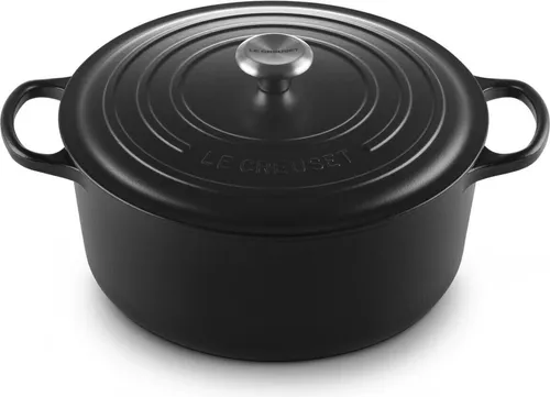 Le Creuset Signature Bräter rund 30 cm schwarz von Le Creuset