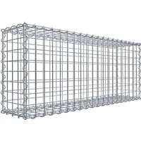Gabiona Gabionenkorb 40 cm x 100 cm x 20 cm mit Korrosionsschutz - Einfassungen, Stufen & Mauersysteme – Robuster Gabionenkorb aus verzinktem Drahtgitter für einfache Montage und hohe Stabilität.