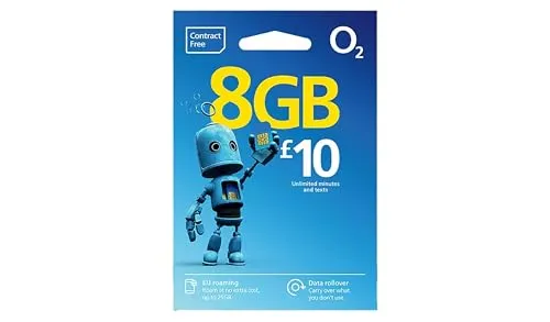 O2 Pay As You Go SIM Card Pack