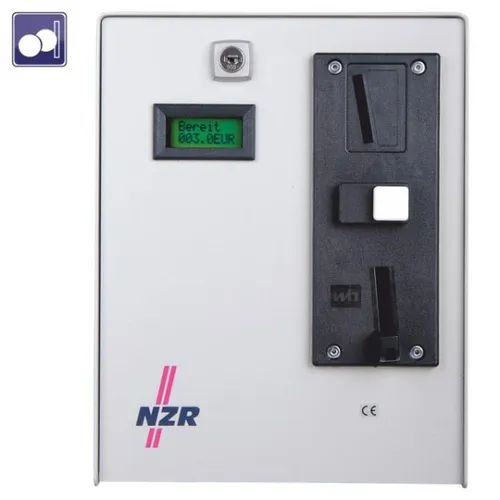NZR Münzzähler elektronisch ZMZ 0215 für 1 Euro - Card-Reader mit einstellbarer Freigabezeit und Münzanzahl, ideal für flexible Zeitsteuerung in verschiedenen Anwendungen.
