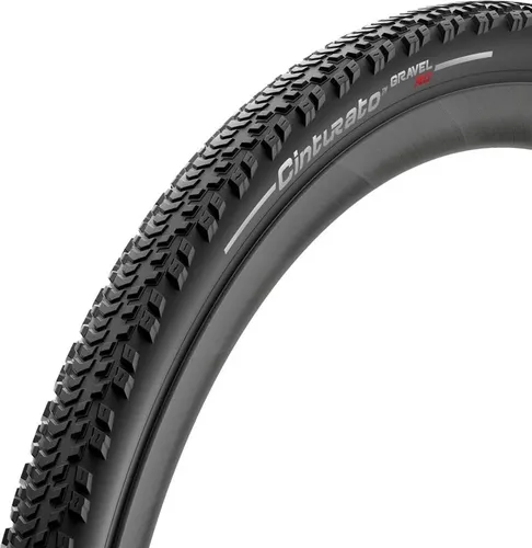 Pirelli Cinturato GRAVEL RC black 35-622 - Fahrradreifen für Schotterrennen, bietet optimalen Grip und hohe Geschwindigkeit auf geraden Strecken und in Kurven dank innovativem SpeedGRIP Compound.