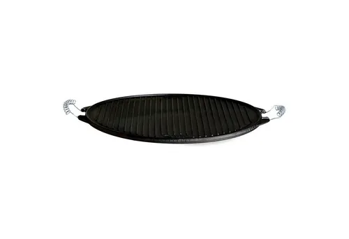 Gusseisenkuss® Light-Grillplatte Ø 25 cm - Grillzubehör mit optimaler Wärmeverteilung für perfekte Grillergebnisse und ein unverwechselbares Grillaroma.