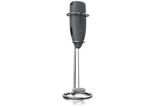 Arendo Milchaufschäumer elektrischer Stab Handmilchaufschäumer mit Batteriebetrieb, Spezialspirale, 14.200 U/min, für Cappuccino, Shakes, Cocktails uvm.