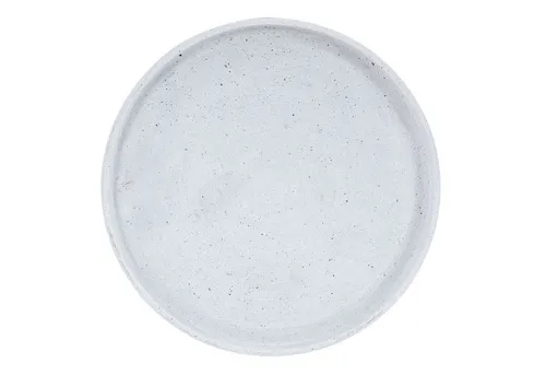 Levandeo® Dekotablett, Deko Tablett 30cm Rund Teller Grau Betonoptik Dekoschale Tischdeko