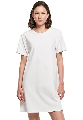 Build Your Brand Damen Kleid Ladies Tee Dress White 4XL