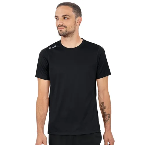 JAKO Lauf-Tshirt Run 2.0 (Polyester-Micro-Mesh) schwarz Herren