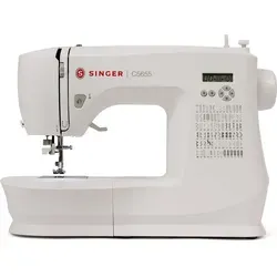 Singer Nähmaschine C5655 - 79 Programme für kreative Nähprojekte - Nähmaschinen mit 79 Programmen, ideal für kreative Nähprojekte und einfache Handhabung durch mechanische Tasten und LED-Beleuchtung.