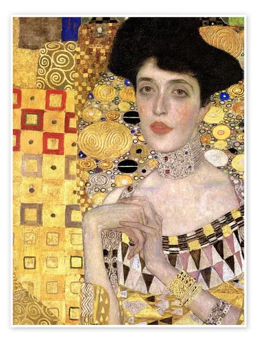 Posterlounge Wandbild Adele Bloch-Bauer (Detail) I, Gustav Klimt, erhältlich als Poster, Leinwandbild, Wandsticker oder Acrylglasbild