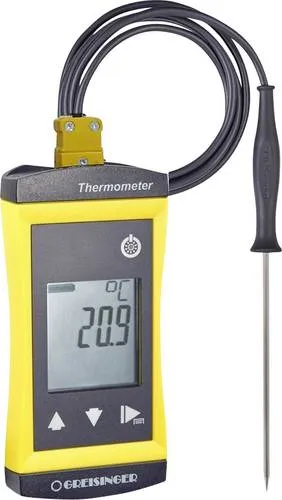 Greisinger G1200-E3-SET Temperatur-Messgerät -65 bis 1200 °C - Präzises Messgerät für Küche, Labor und Industrie. Flexibel einsetzbar mit verschiedenen Fühlern für optimale Anpassung an Ihre Bedürfnisse.