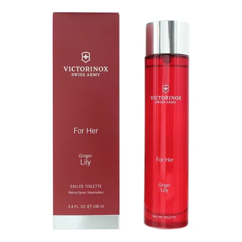 Victorinox Ginger Lily Eau de Toilette 100ml für Frauen - Damenparfüm mit erfrischendem Ginger-Lily-Duft, ideal für jeden Anlass und sorgt für ein belebendes Gefühl den ganzen Tag.