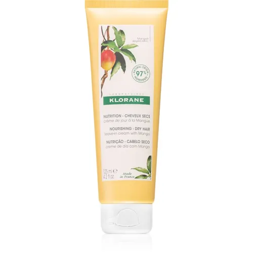Nourishing Leave-In Cream With Mango Butter 125 Ml in orange von Klorane