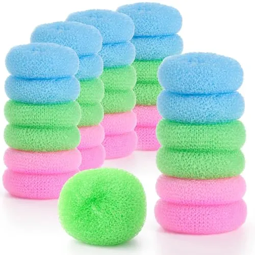 com-four® 30x Topfreiniger, robuste Scheuerschwämme, Spülschwamm für Küche | langlebige Küchenschwämme für Töpfe und Pfannen