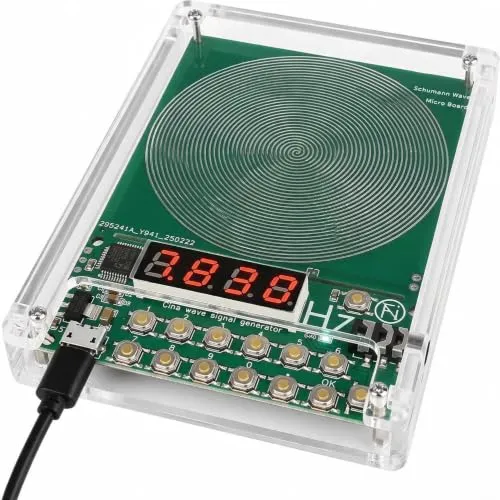 Resonanz Generator (7,83 Hz)-Einstellbar 0.01hz-100000hz | Resonanzwellengenerator,Mit Display,Schutzkappe und USB Anschluss,für Stressabbau,Meditation und verbesserten Schlaf