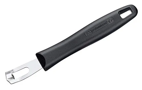 FMprofessional Ziliermesser 16 cm CHEF, (Farbe: Edelstahl/Schwarz), Menge: 1 Stück