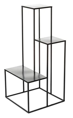 HowHomely Blumentreppe - Stilvolles Design für jeden Raum - Metall - 85 cm