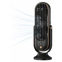 Bestlivings Akku Tischventilator 5 Stufen 360° neigbar, leise (22 dB)