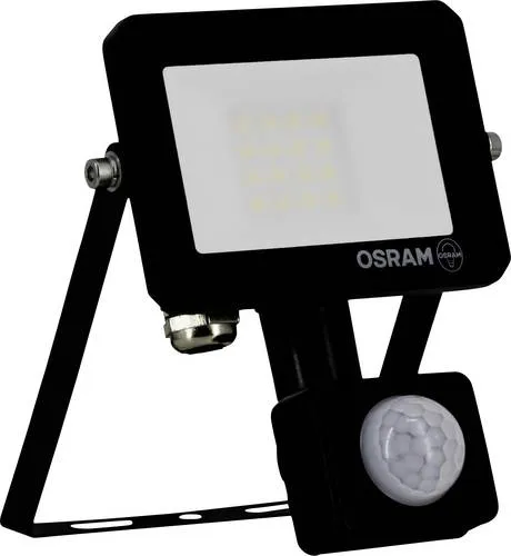 OSRAM HOMELIGHTING FLOODLIGHT LUX SENSOR 10W 830 BLACK 4099854489426 LED-Flutlichtstrahler 10.00W Leuchtfarben: Warmweiß