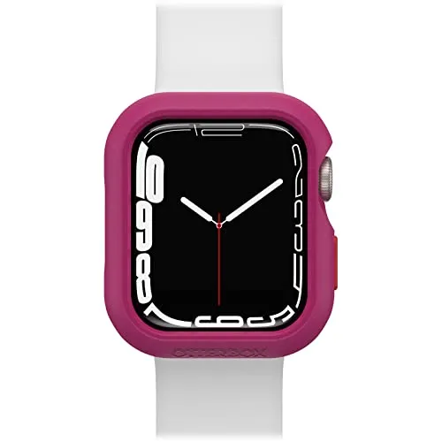 OtterBox All Day Bumper für Apple Watch Series 9/8/7-41mm, Rosa/Rod | Stoßfeste, sturzsichere, schlanke Schutzhülle für Apple Watch, schützt den Display und die Kanten