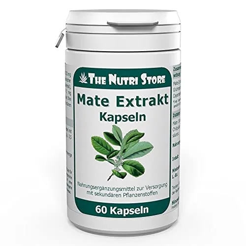 Mate Extrakt Kapseln 60 Stk. - Zur Versorgung mit sekundären Pflanzenstoffen
