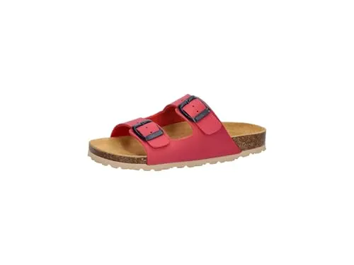 Lico Unisex Bioline Kids Pantoletten, Rot, 33 EU in rot von LICO