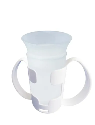 Sundo Trinklernbecher mit Dysphagie-Aufsatz und Halter 200 ml