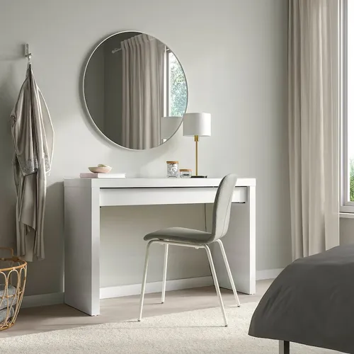 IKEA Malm Schminktisch weiß mit Glasplatte 120 x 41 x 78 cm